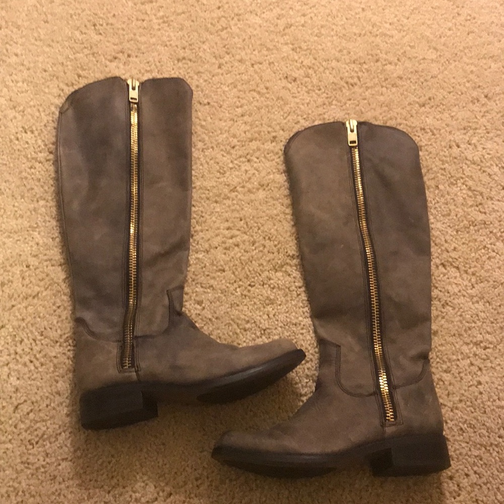 Gray Steve Madden High Boots - Excellent condition